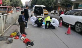 交警查车被撞死视频,交警查车遭遇车祸不幸身亡