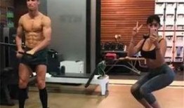 c罗健身房训练视频,打造足球巨星的身体素质