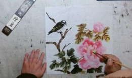 一笔一画教牡丹视频,传承国粹之美