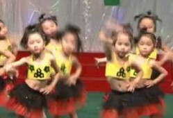 幼儿园儿童啦啦舞视频,啦啦舞视频展现童真风采